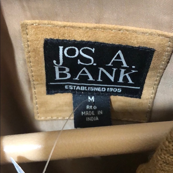 NWT Size M, Jos. A. Bank Goat Suede Jacket - Picture 6 of 8